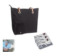 Cheershub - Bolsa de bebidas con boquilla oculta, bolsa enfriadora de vino para viajes, saco de beber, verter en cualquier lugar, bolsas térmicas portátiles para playa (negro, 3 contenedores