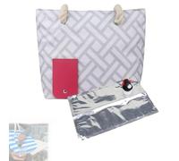 Cheershub Drink Bag, Wine Cooler Bag for Travel, Pour up Anywhere Sip Sack, Portable Insulated Coolers Bags for Beach, Drink Purse of Spout Dispenser Cleaner (Gray+1 Liner)