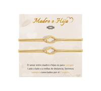 CheersLife 2/3 Piezas Pulsera Madre Hija Regalos para Madre e Hija Pulseras | Regalo Mamá Niña Pulsera Vuelta al Cole Regalos Primer día de Colegio Regalo Inspiración para Niña Nieta Abuela Cumpleaños