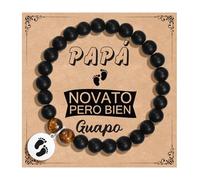 CheersLife Regalo Dia del Padre Original, Futuro Papa - Vas a Ser Papa, Primer Dia Del Padre Regalos, Pulsera Papá, Regalos Para Padres, Padres Primerizo - Papá Novato