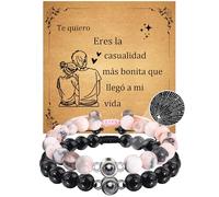 CheersLife Regalo Pareja Pulsera Pareja Proyección Te Quiero En 100 Lenguas