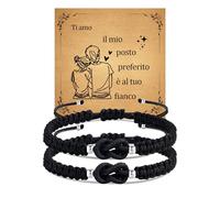 CheersLife Regalos Originales para Parejas Pulsera para Parejas UBCG-B052