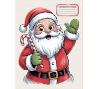 Cheery Vintage Style Santa Merry Christmas Journal Notebook: 120 Pages, with Watercolor Cover Design, designed for Journaling, Creative Writing, ... Cover Design, designed for Journaling,