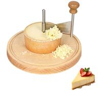 Cheese Curler Wheel - Stainless Cheese Shaver & Cutter for Girolle, Hard Cheeses & Chocolate, Multifunctional cake Slice Design Tools, Professional Artisan Kit for kitchen, Restaurants. (#A)
