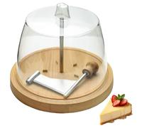 Cheese Curler Wheel - Stainless Cheese Shaver & Cutter for Girolle, Hard Cheeses & Chocolate, Multifunctional cake Slice Design Tools, Professional Artisan Kit for kitchen, Restaurants. (#B)