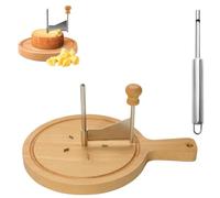 Cheese Curler Wheel with Lid & Handle, Stainless Steel Flower Maker Slicer, For Cheese Wheel Or Chocolate Chocolate (Standard Model, No Cover)