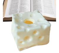 Cheese Fidget - Milk Scented Sensory Pinch Cube Toy, Soft Squeeze Stress Relief Game, Mini Handheld - Relief Cube | Portable Fun Fidget Toy for Kids Adults Students School Work Travel Birthday