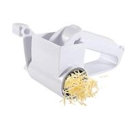 Cheese Grater - Food Shredder | Rotary Cheese Grater | Hand Crank With Handle For Hard Chees, 1-Pack Stainless Steel Kitchen Gadget For Grating & Shredding, Compact PP Body