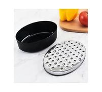Cheese Grater Stainless Steel Blade Fruit Lemon Grater with Container