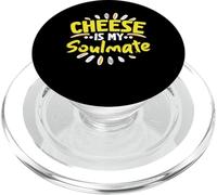 Cheese Is My Soulmate Cheesy Cheese Amante de la Comida PopSockets PopGrip para MagSafe