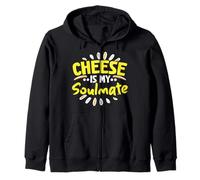 Cheese Is My Soulmate Cheesy Cheese Amante de la Comida Sudadera con Capucha