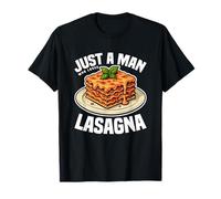 Cheese Jokes Party Favors Funny Just A Man Who Loves Lasaña Camiseta
