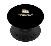 Cheese Lover Cheese Taster This Is Gouda Foodie PopSockets PopGrip Adhesivo