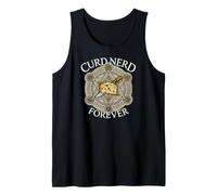 Cheese Lover Curd Nerd Forever Esoteric Dairy Camiseta sin Mangas