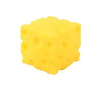 Cheese Squeeze Toy - Squishy Food Fidget, Soft Rebounding Cube, Sensory Stress Reliever, Reduction Gadget, Novelty Gift Category, Small Yellow Block For Kids Adults Students