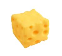 Cheese Stress Ball, Funny Squeeze Toy, Soft Leisure Fidget with Gentle Grip, Lightweight Texture with Easy Hold, Relaxing Game for Adults Kids Teens Family Friend Offices Work Study Waiting Rooms Calm