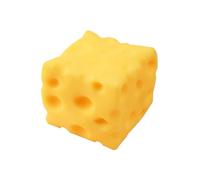 Cheese Stress Toy - Soft Large Squeeze Plaything, Novelty Sensory Gadget with Slow Rise Texture, Quiet Fidget Item, Fun Handheld Relief Tool, Plush Toys for Reduction Focus Training