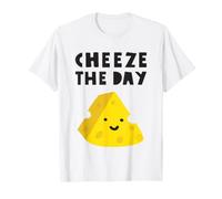 Cheese The Day Funny Cheese Camiseta
