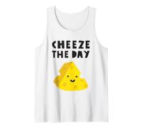 Cheese The Day Funny Cheese Camiseta sin Mangas