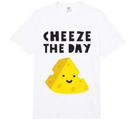 Cheese The Day Funny Cheese Comfort Colors Adult Heavyweight T-Shirt