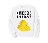 Cheese The Day Funny Cheese Sudadera