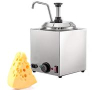 Cheese Warmer Dispenser With Pump,Commercial Sauce Warmer,30-110℃ (86-230℉) Adjustable,2.5L Capacit,For Hotels, Buffets, Milk Tea Shops, And Snack Bars, LJJY-KK