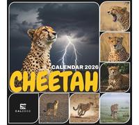 Cheetah Calendar 2026: Monthly Planner with Powerful Predator Portraits,Track Your Year While Exploring the Majesty of Africa’s Most Iconic Hunter