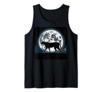 Cheetah Face Mujeres Cheetah Print Stuff Full Moon Cheetah Camiseta sin Mangas
