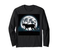 Cheetah Face Mujeres Cheetah Print Stuff Full Moon Cheetah Manga Larga