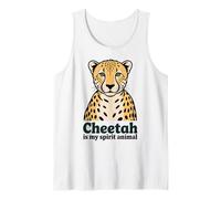 Cheetah Is My Spirit Animal, Lindo Gato Salvaje, Safari Wildlife Camiseta sin Mangas