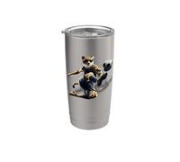 Cheetah Power Soccer Movimientos rápidos y arte deportivo dinámico Vaso térmico de acero inoxidable de doble pared