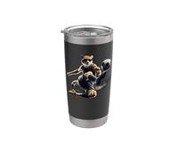 Cheetah Power Soccer Movimientos rápidos y arte deportivo dinámico Vaso térmico de acero inoxidable de doble pared