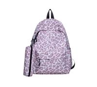 Cheetah Print Bookbag Small Purse - Attached Zipper Closure Bag Cheetah Bag | Cheetah Print School Bag for Men Women Teen Girls Students | Boys Travelers College Classes Casual Weekend Cheetah Print Bag