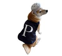 CheetahBoo Diadema y capa para perros de Pepper Shaker, disfraz divertido para cosplay de Halloween 2025, talla M