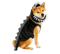 CheetahBoo Disfraz de dinosaurio para perro, estegosaurio, tocado de dinosaurio, capa para perros, talla XS XXL, disfraz de Halloween, talla L