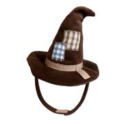 Cheetahboo Disfraz de espantapájaros para perro, sombrero de granjero, animales, vaca, perros, XXS XXL, tocado aterrador, disfraz de Halloween, talla L