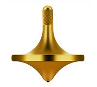 CHEETOP Peonza de acero inoxidable premium, exquisita, equilibrio perfecto, metal de alta calidad, juguete EDC para escritorio, peque o juguete a