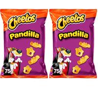 Cheetos Pandilla Producto de Aperitivo Frito, Queso, 75g (Paquete de 2)