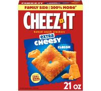 Cheez-It Caja de 600 ml de queso con queso crujiente de tamaño familiar. Caja de 600 ml
