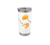Cheez On Bread Divertida jerga de Barbados Bajan Pride Vaso térmico de acero inoxidable de doble pared