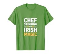 Chef agitando el Día de San Patricio mágico irlandés Camiseta