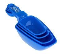 Chef Aid B0004 - Juego de cucharas medidoras (4 Unidades, plástico)