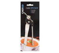 Chef Aid C.Aid Butterfly Can Opener 02005 02005-Abrelatas de Mariposa, Metal, Plateado, Regular