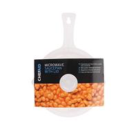 Chef Aid - Cacerola de microondas con Tapa, Color Blanco