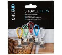 Chef Aid 10E00999 Clips para paños de Cocina, Kunststoff Metall, Multicolor, Normal, 5