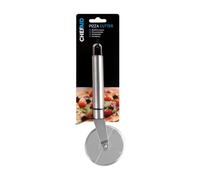 Chef Aid Cortador de Pizza de Acero Inoxidable con Protector de Dedos - Rodillo Cortapizzas con Mango Antideslizante y Orificio para Colgar - para Pizza, Pan Plano, Masa y Repostería