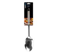 Chef Aid Cuchara de Servir de Acero Inoxidable, Cuchara Grande Ideal para ensaladas de Buffet o Servir bandejas Grandes para Hornear Equipada con Lazo para Colgar fácil de almacenar, Apta para