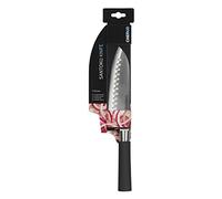 Chef Aid Cuchillo Santoku de Acero Inoxidable con Mango de Agarre Suave, 7 Pulgadas, 18 cm