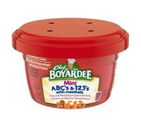 Chef Boyardee Mini-Bites ABC's & 123's Pasta with Meatballs, 7.5 oz