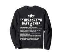 Chef Citas Humor Cocina Romance Cita Arte Gráfico Sudadera
